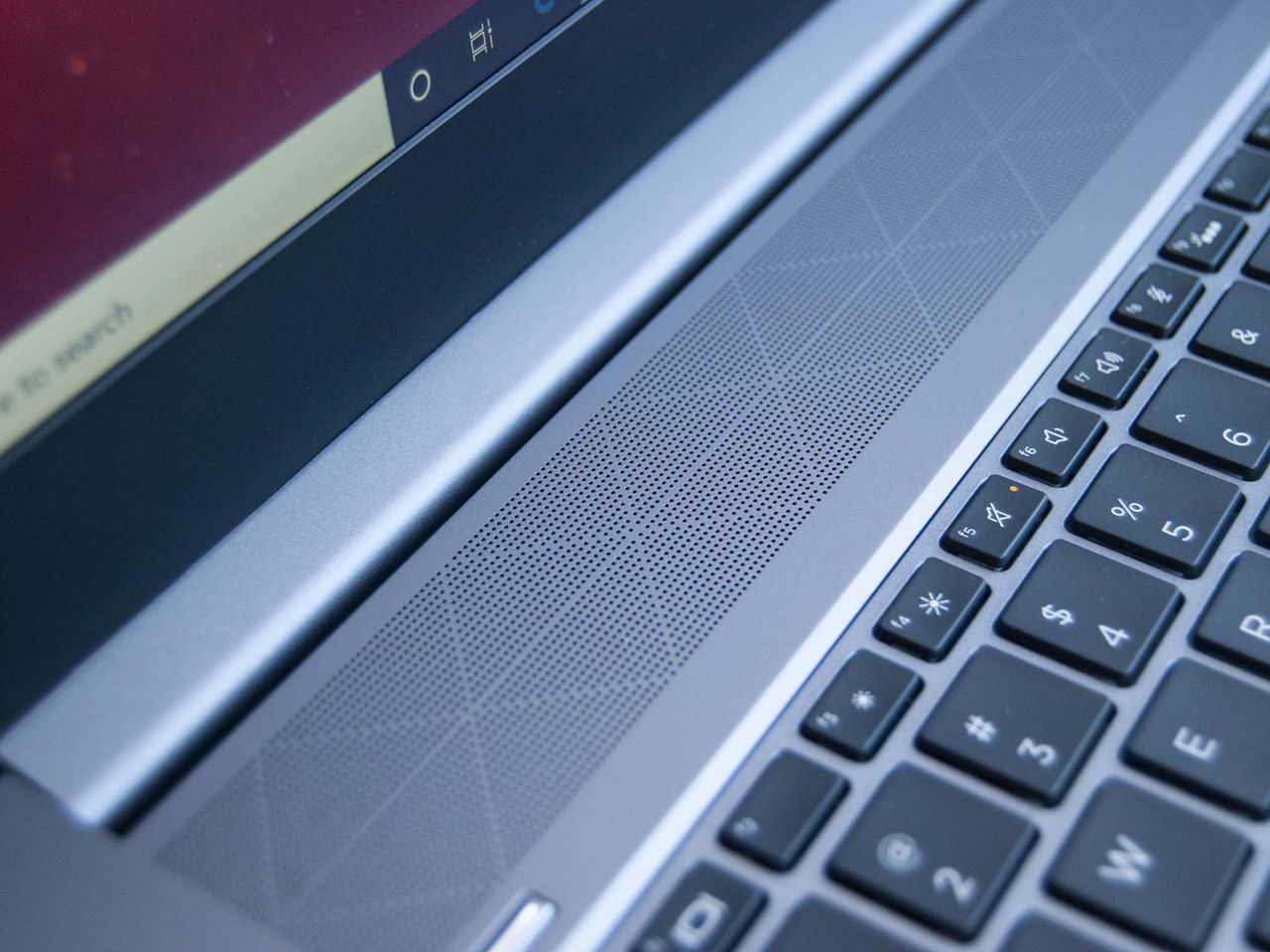 HP ZBook 17 speakers