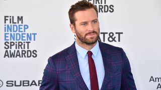SANTA MONICA, CALIFORNIA - FEBRUARY 23: Armie Hammer attends the 2019 Film Independent Spirit Awards on February 23, 2019 in Santa Monica, California.