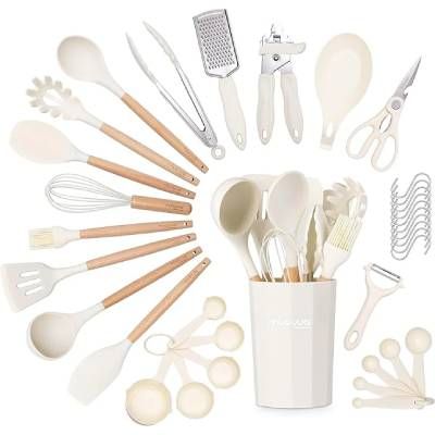 35-Piece Silicone Kitchen Utensil Set