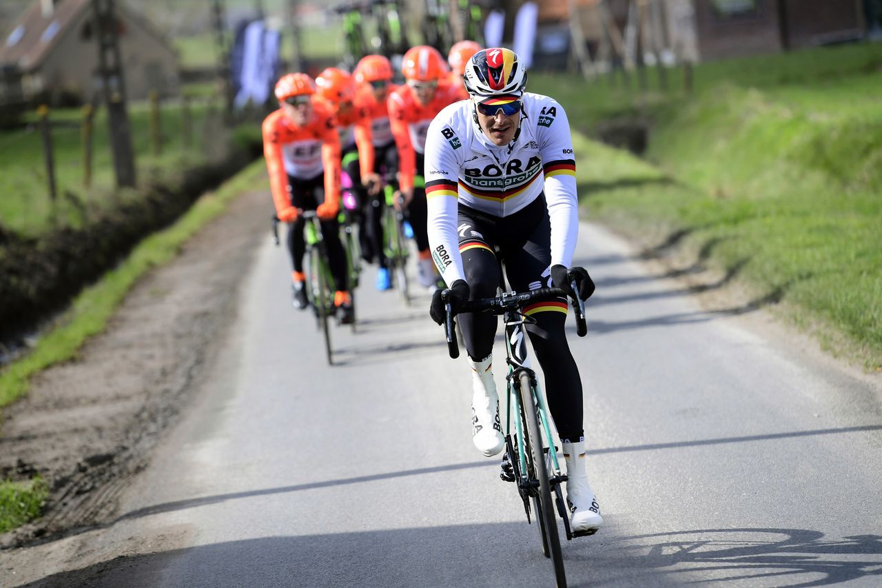 Marcus Burghardt (Bora-Hansgrohe) enjoyed a sunny day of riding