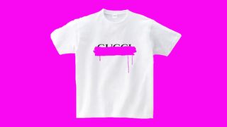 Gucci Cuggl logo on a T-shirt