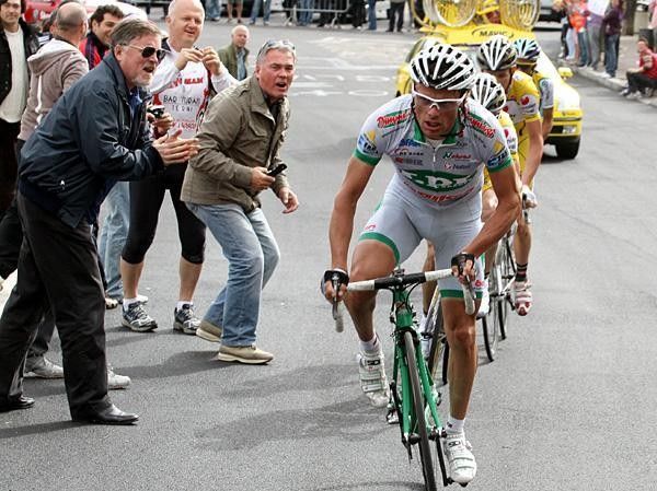 Danilo Di Luca (LPR Brakes) leads the charge.
