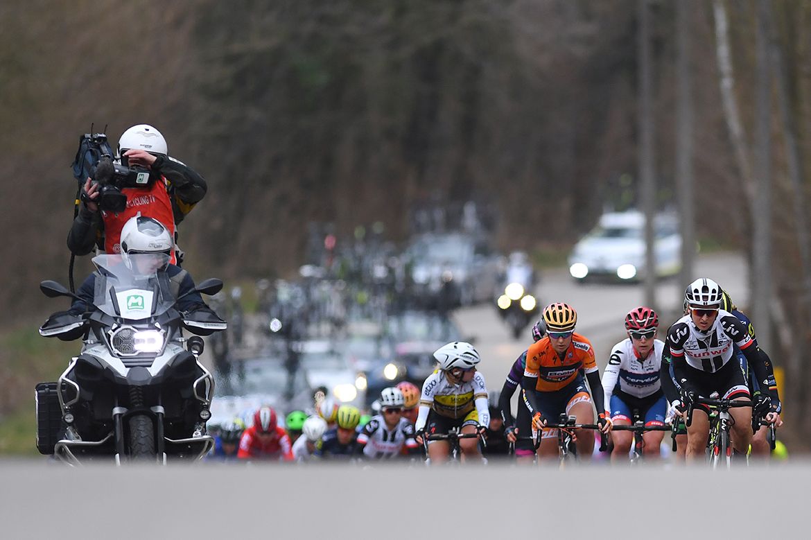 The rolling hills of West Flanders provide plenty of opportunities for the attackers at Omloop van het Hageland.
