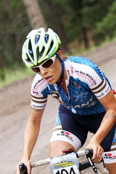 3rd place Women&rsquo;s finisher Anna Dingman had a breakout ride at the Crusher.