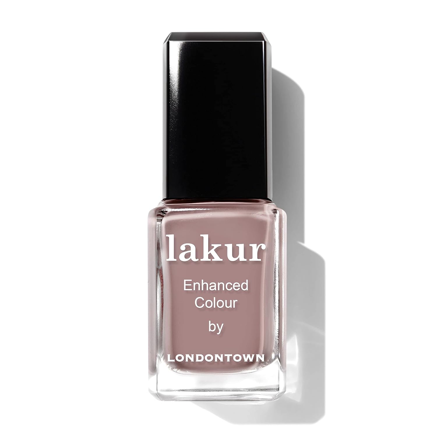 Londontown Lakur Nail Polish - Chip-Resistant, Non-Toxic, Conditions &amp;amp; Hydrates Nails | Glossy Taupe Brown, Chai, .40 Fl Oz