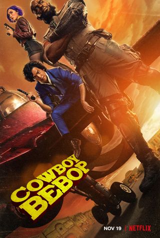 The official poster for the live-action Cowboy Bebop series on Netflix.