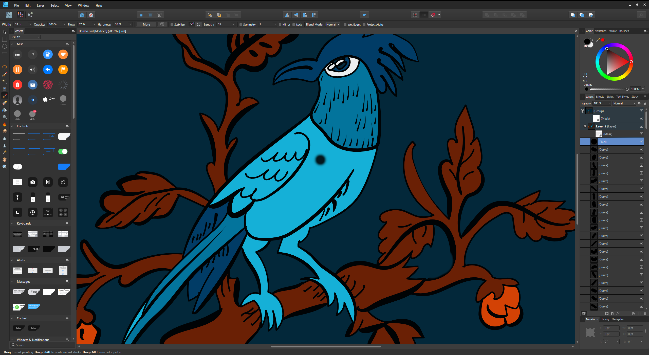 Affinity Designer Pixel Persona
