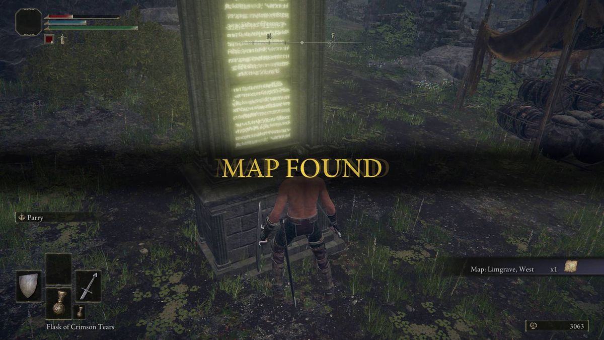 Elden Ring map fragment found