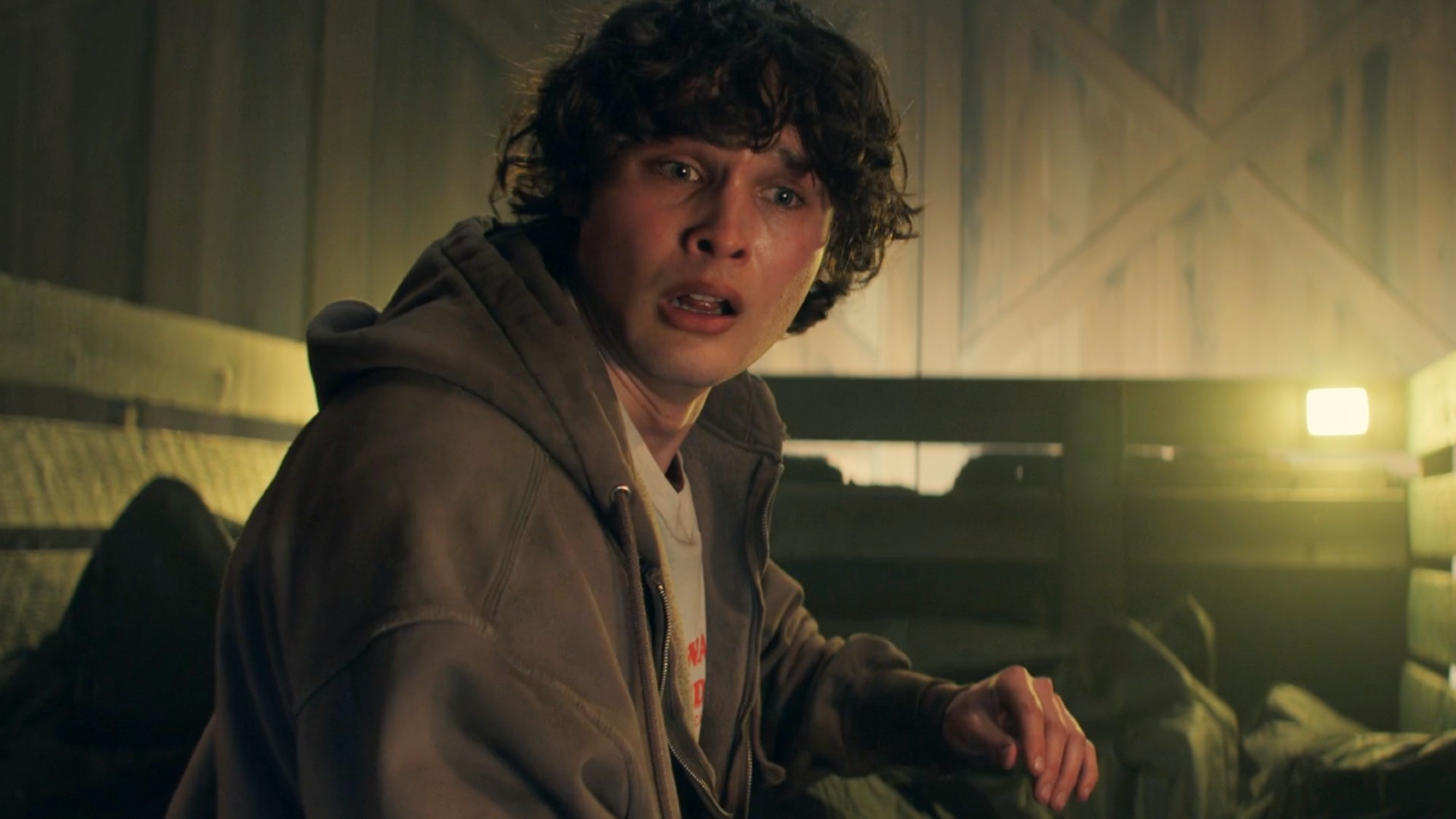 Jasper Jones as Keno looking terrified in Neagley. 