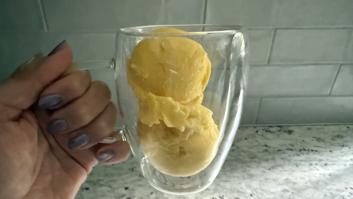 Ninja Creami mango sorbet