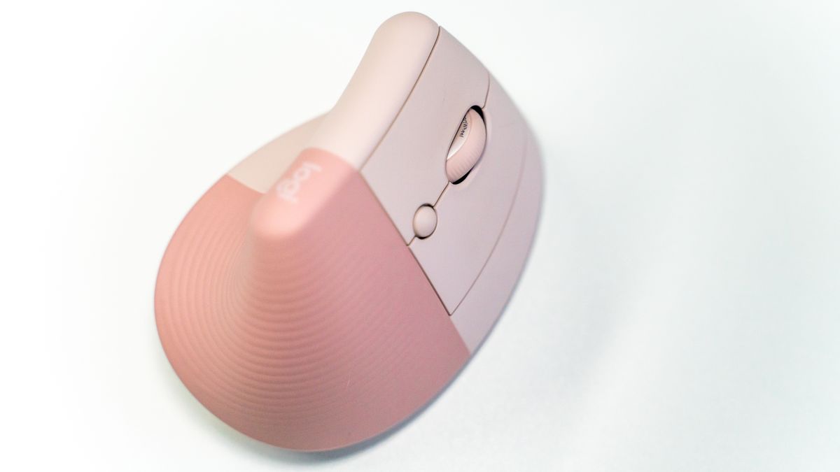 Logitech Lift on a white table