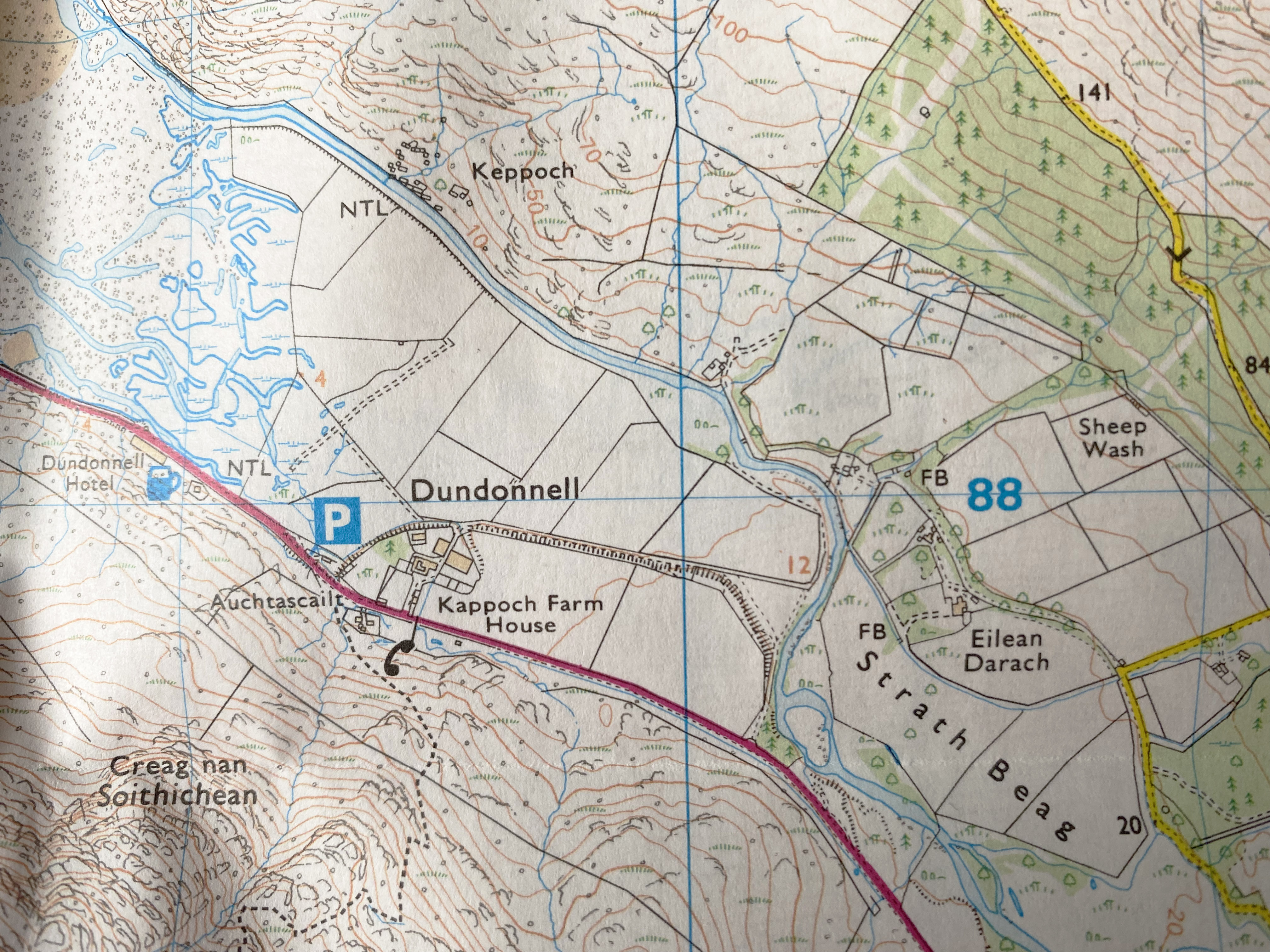 how to read a map – Dundonnell