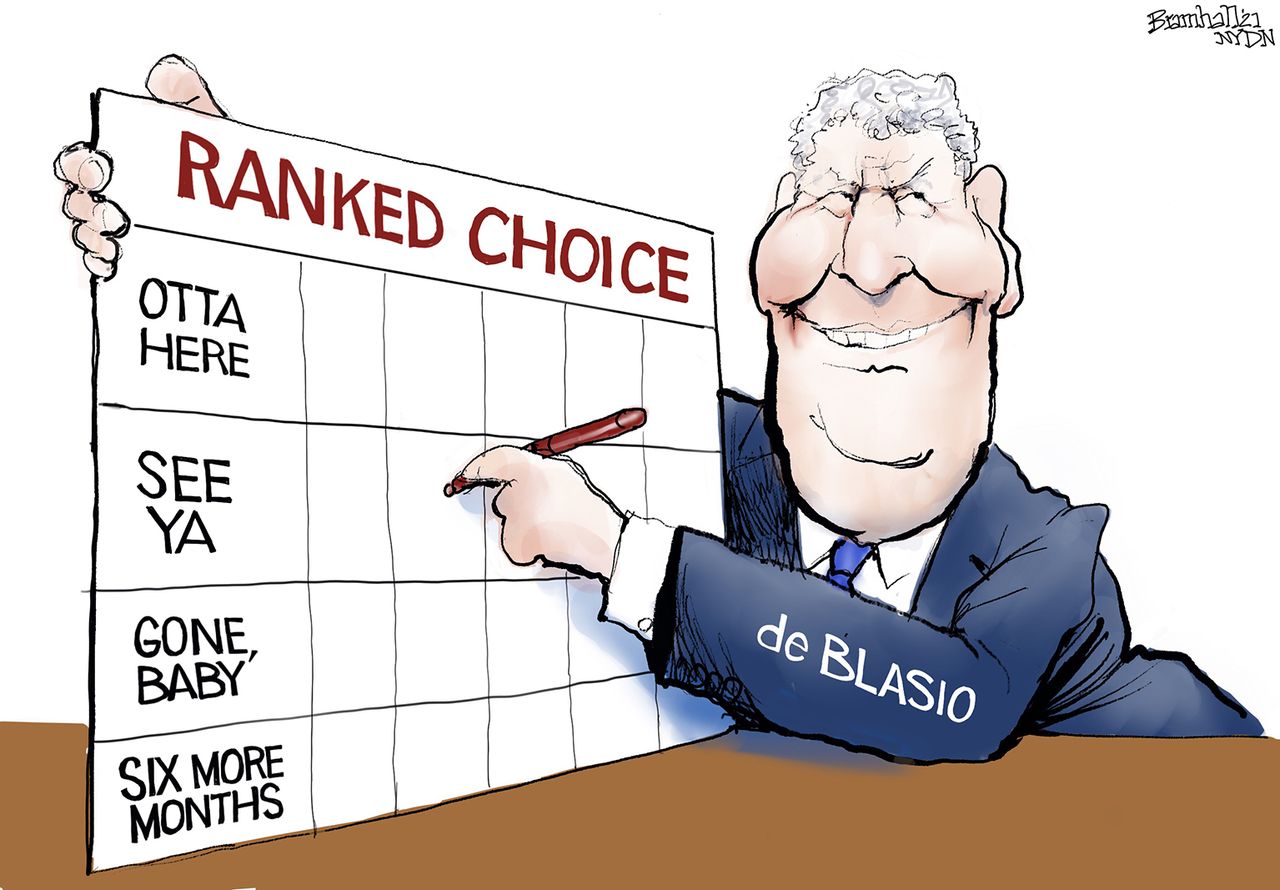 de Blasio&amp;#039;s ranked choice