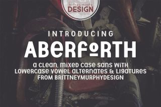 10 weird and unusual free fonts: Aberforth