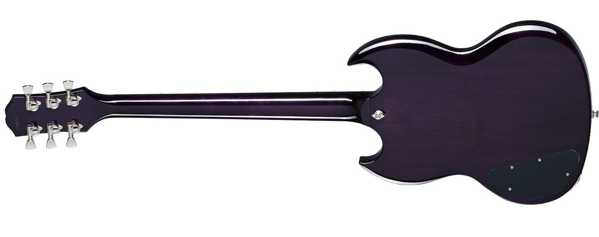 Epiphone Modern FIgured SG, in new Purple Burst and Mojave Burst finishes for 2024