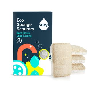 SEEP Eco Sponges Washing Up - 4 x Pack