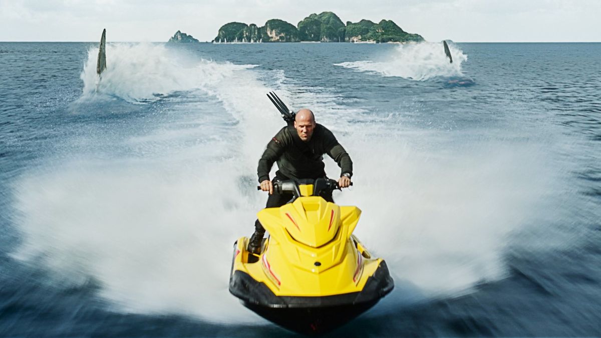 Jason Statham in Meg 2: The Trench.