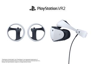 PSVR 2 controls and wired headset