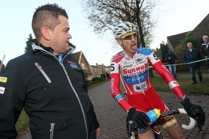 Superprestige Gieten winner Klaas Vantornout recovers after his victory.