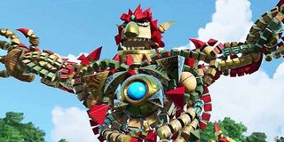 Knack prepares to crush something.