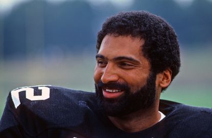 Franco Harris at Steelers training camp in 1982. 
