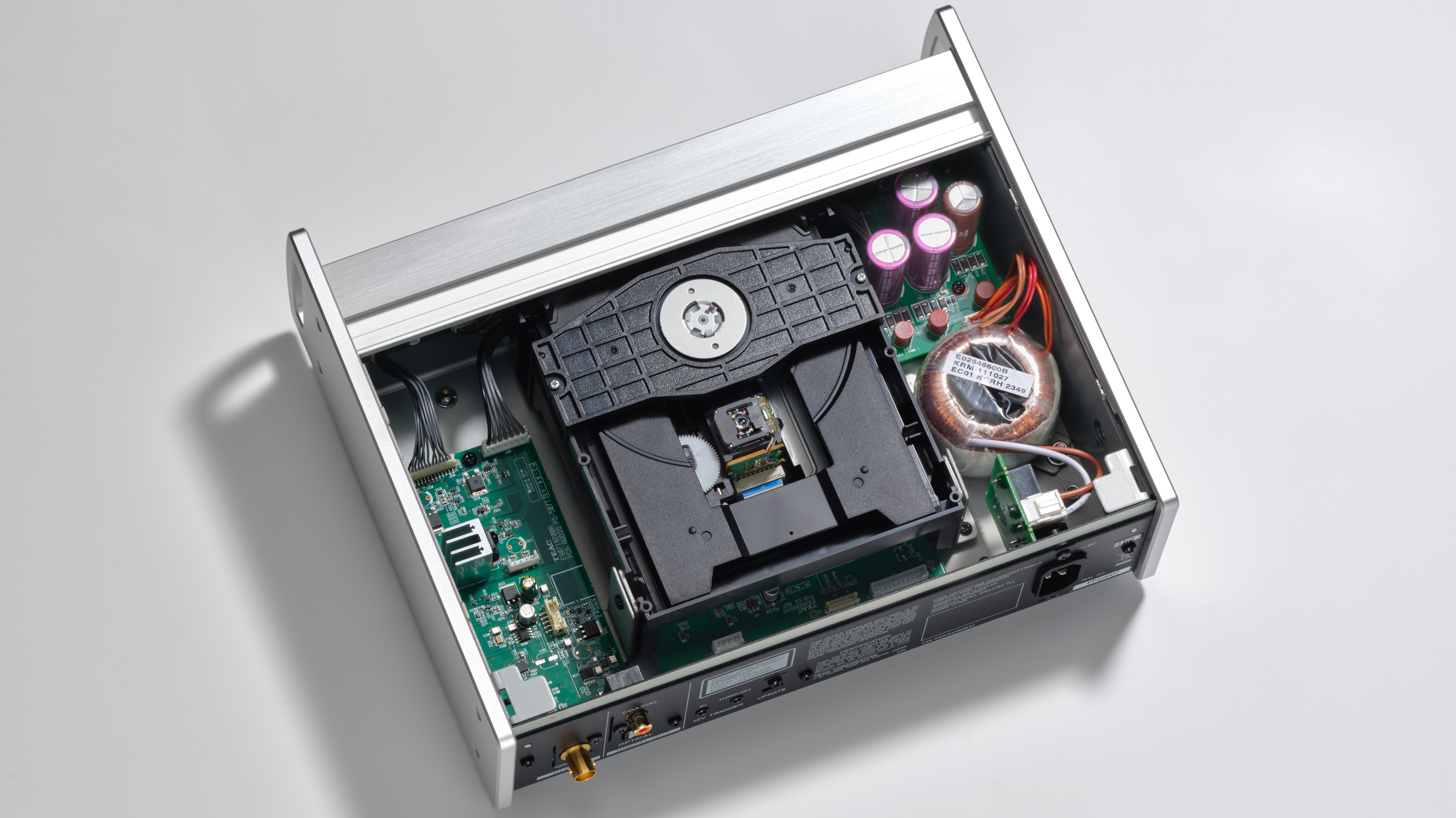 TEAC PD-507T CD transport in silver