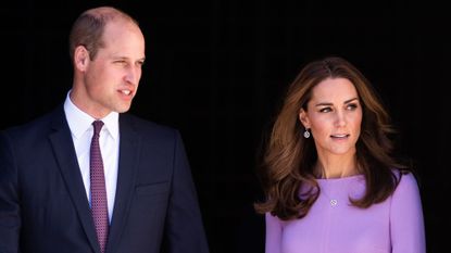 The Prince and Princess of Wales attend a ceremonial welcome for The President and the First Lady of the Republic of Korea in 2023