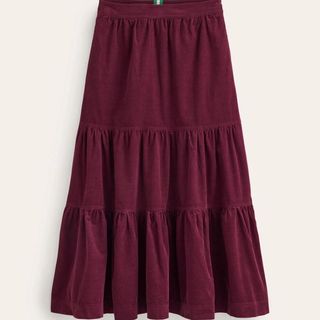 Burgundy maxi skirt from Boden