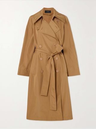 JOSEPH, Rainwear Chatsworth Belted Double-Breasted Shell Trench Coat