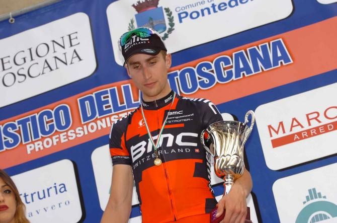 Taylor Phinney (BMC) finished in third place at Toscana