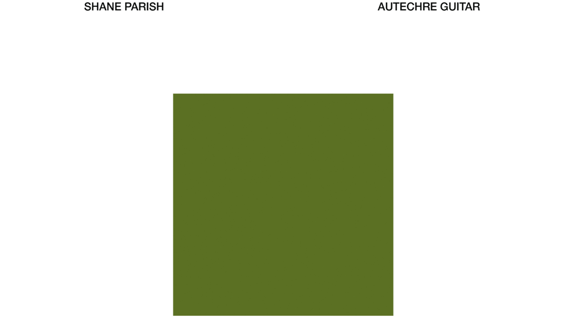 Green square on a cream background