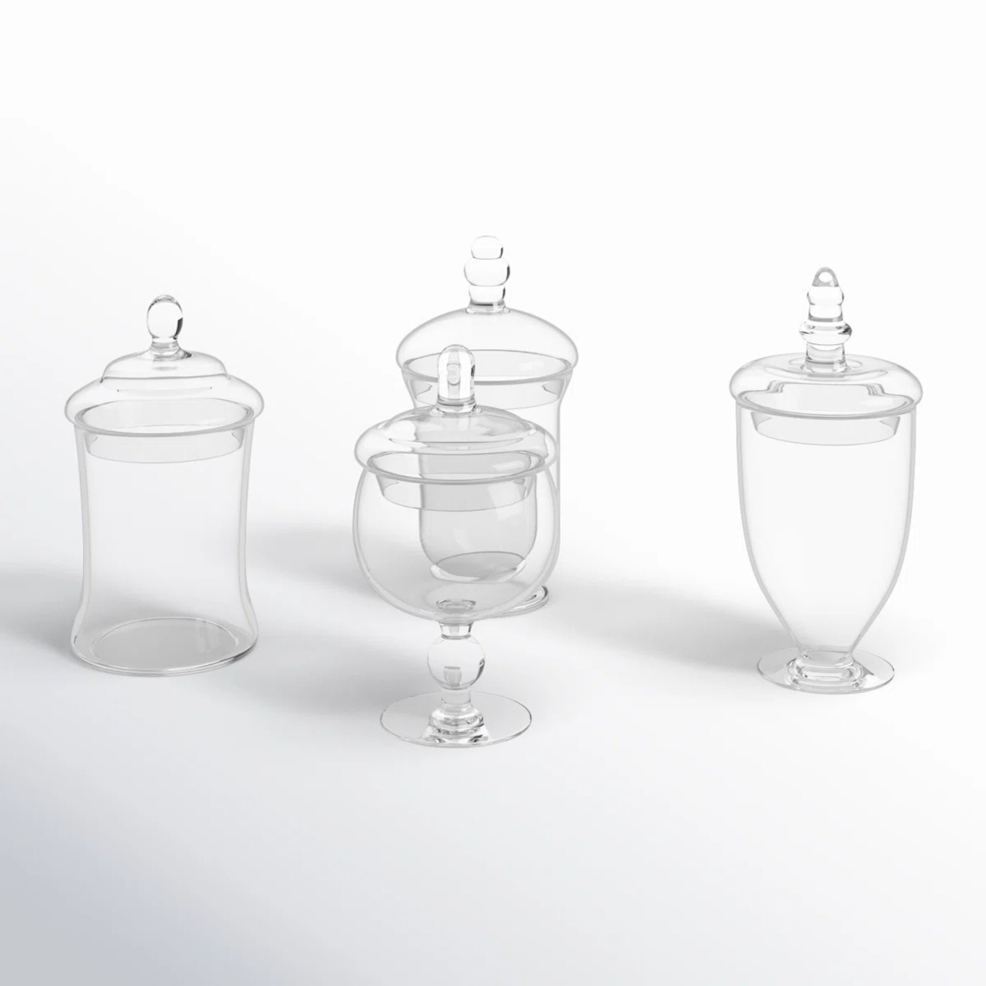 Glass Jar - Set of 4 (Set of 4) By Willa Arlo&amp;trade; Interiors