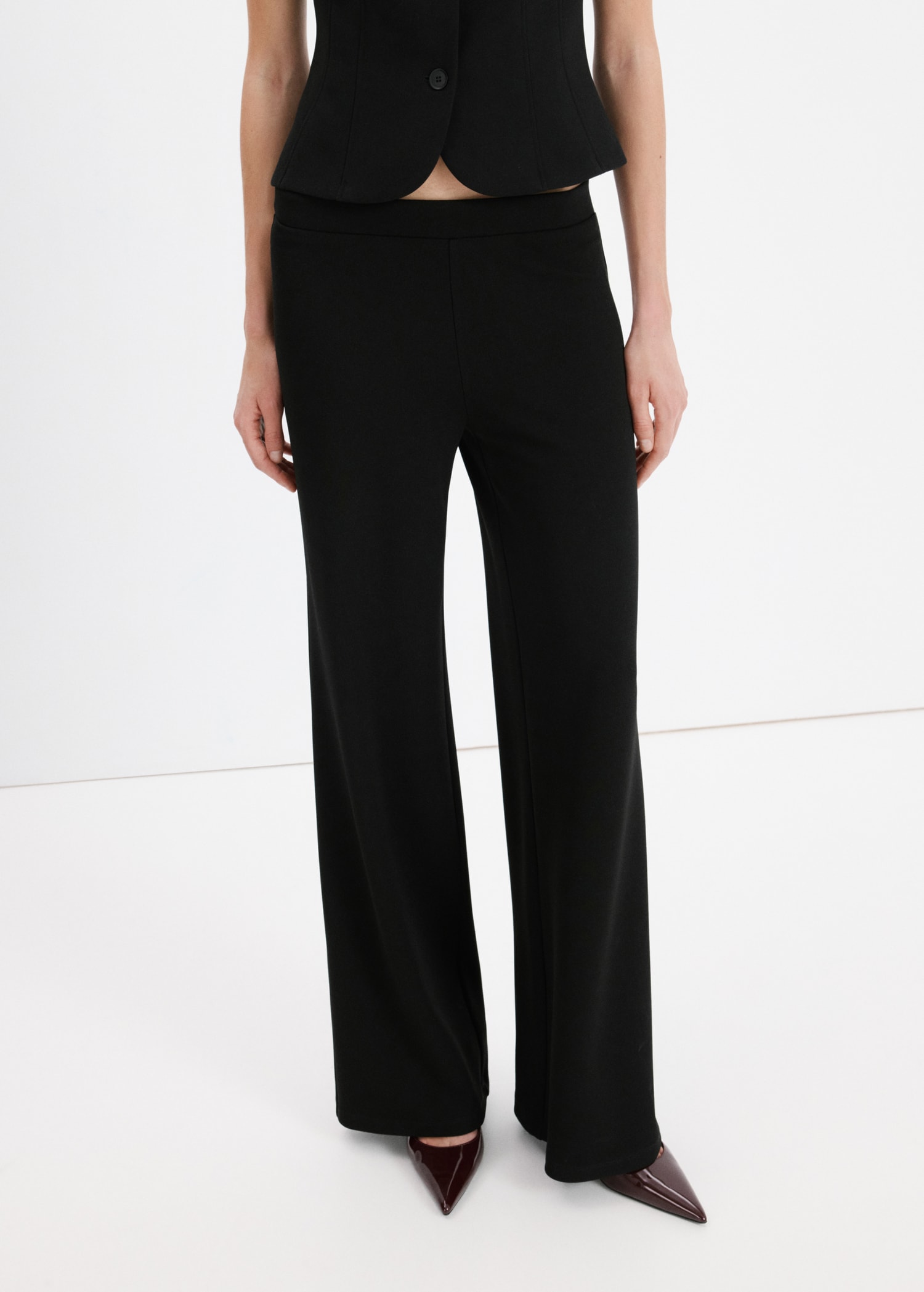 Straight Low-Rise Suit Pants - Women | Mango Usa