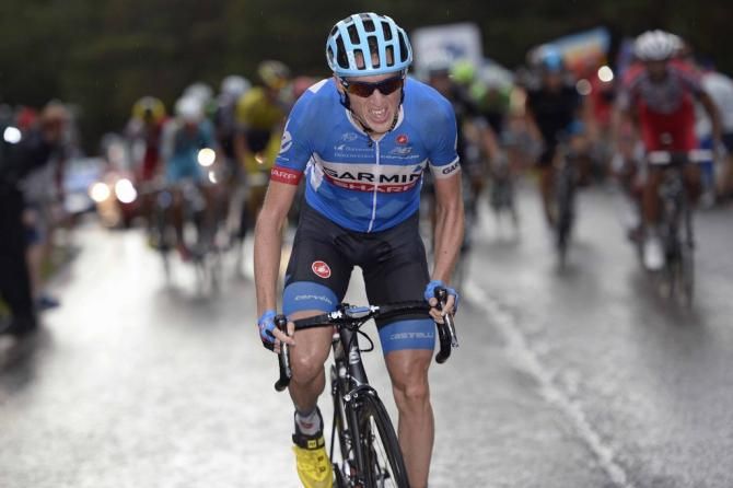 Dan Martin (Garmin-Sharp) was the first of the GC riders to attack on the slopes of Valdelinares