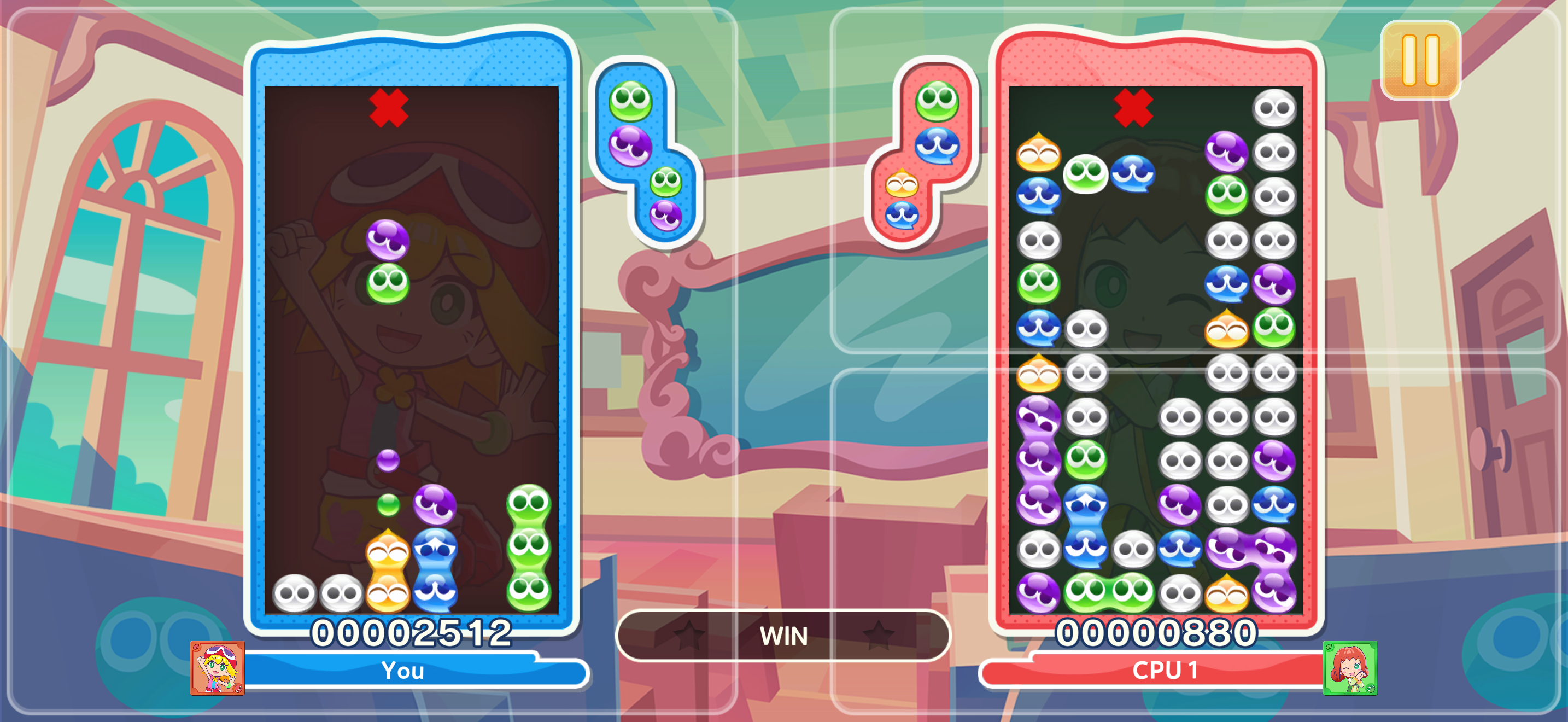 Puyo Puyo on Apple Arcade.