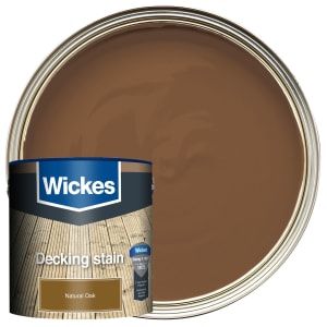 Wickes Decking Stain - Natural Oak - 2.5l