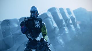 Marathon Rook scavenger frame cinematic rook holding a gun