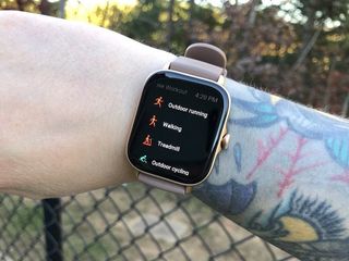 Amazfit Gts 3 workouts