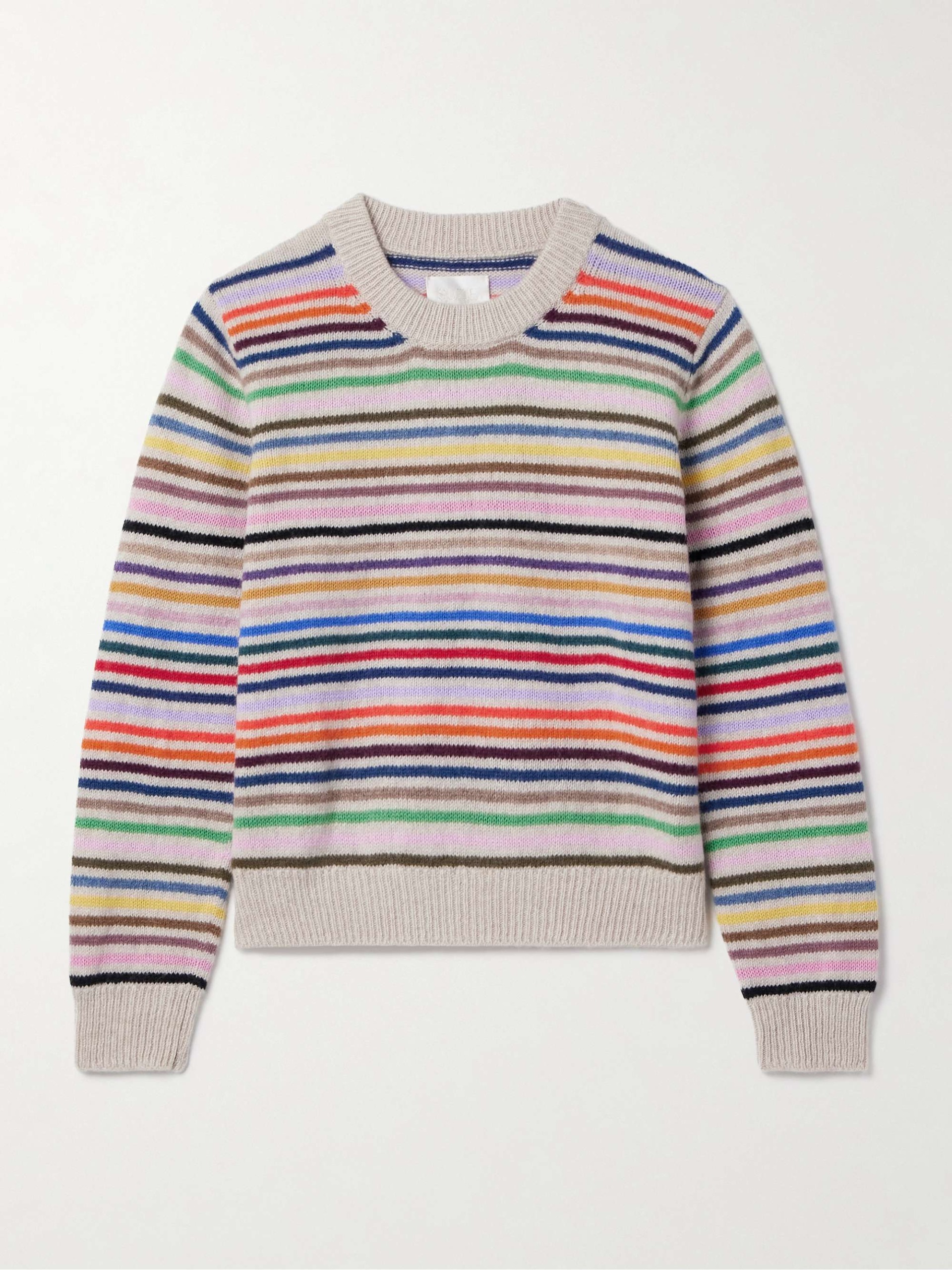 Kismet Striped Cashmere Sweater