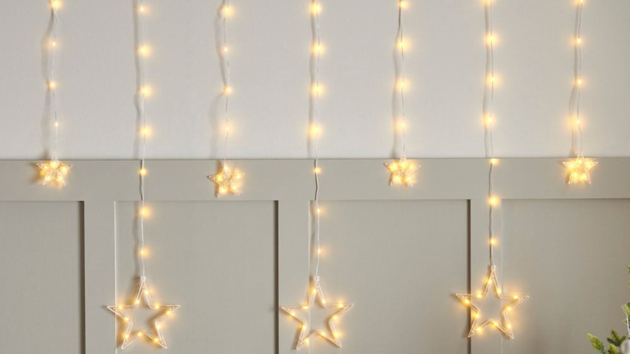 Wilko LED Stars Curtain Light