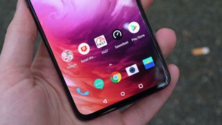 le app sul display di OnePlus 7