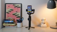 Zhiyun Smooth 5S AI smartphone gimbal on desktop