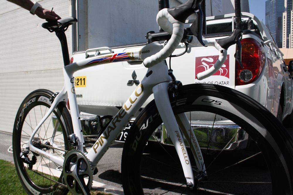 Bradley Wiggins' Pinarello Dogma F8 road bike