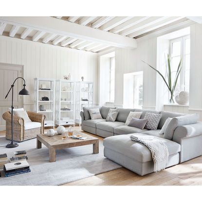 Grey sofa bed from Maison du Monde