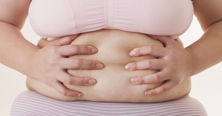 Squeezing love handles