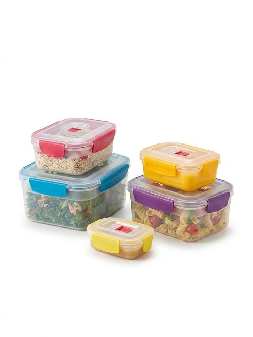 Joseph Joseph Set of 5 Multicolour Nest Lock Storage Containers
