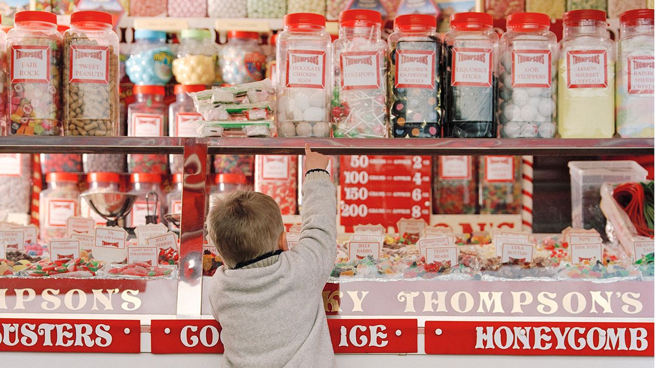 Kid in a sweetshop