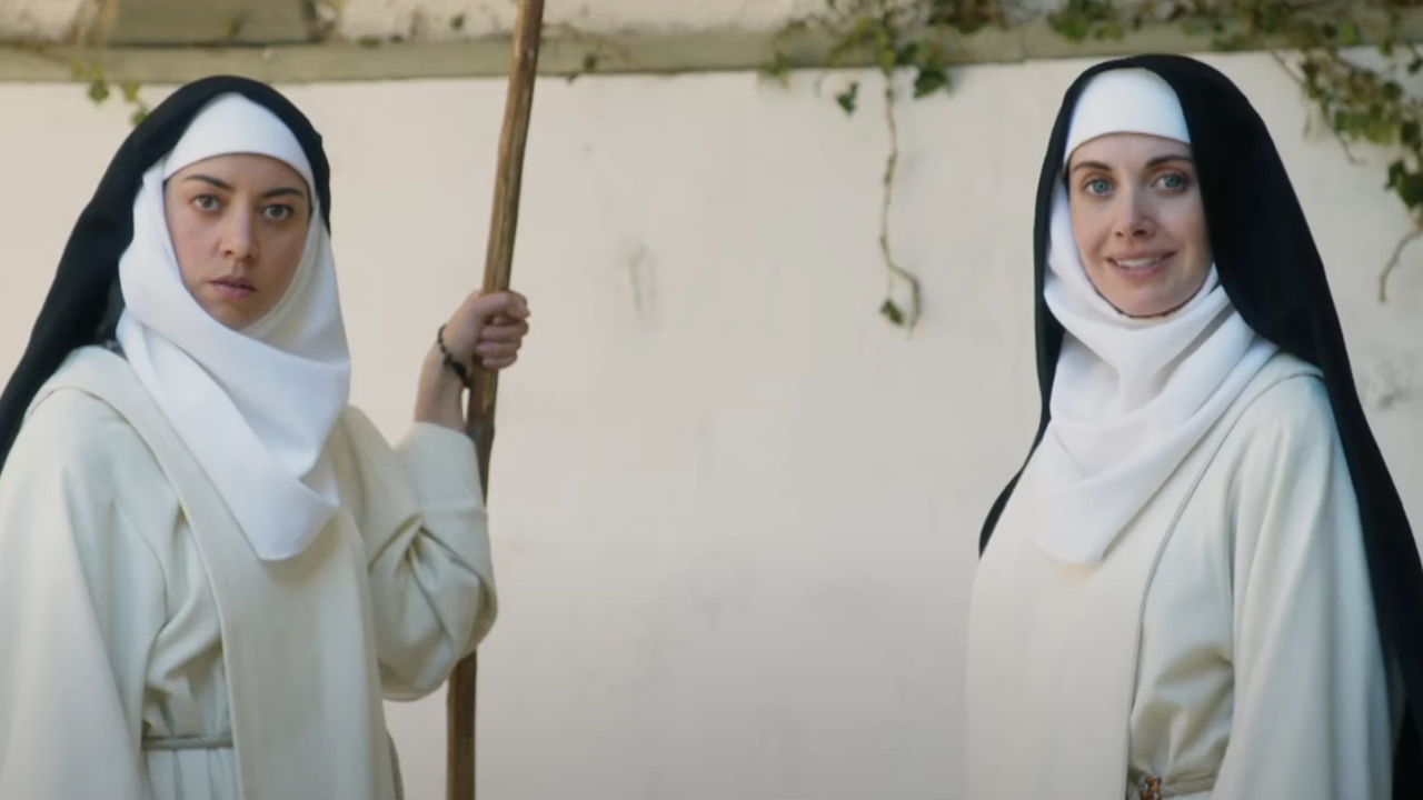 Aubrey Plaza and Alison Brie in The Little Hours