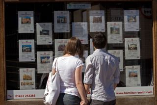 estate agent window