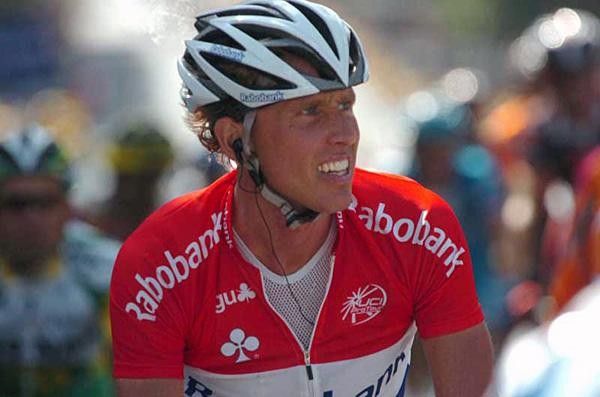 Michael Boogerd (Rabobank) post-race